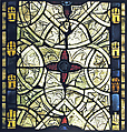 Grisaille Panel, White glass, pot-metal glass, and vitreous paint, French