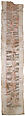 Fragment of a Compendium of the Genealogy of Christ, Ink on parchment, British