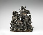 The Sacrifice of Jephthah's Daughter, Massimiliano Soldani (Italian, Montevarchi 1656–1740 Montevarchi), Bronze, Italian, Florence